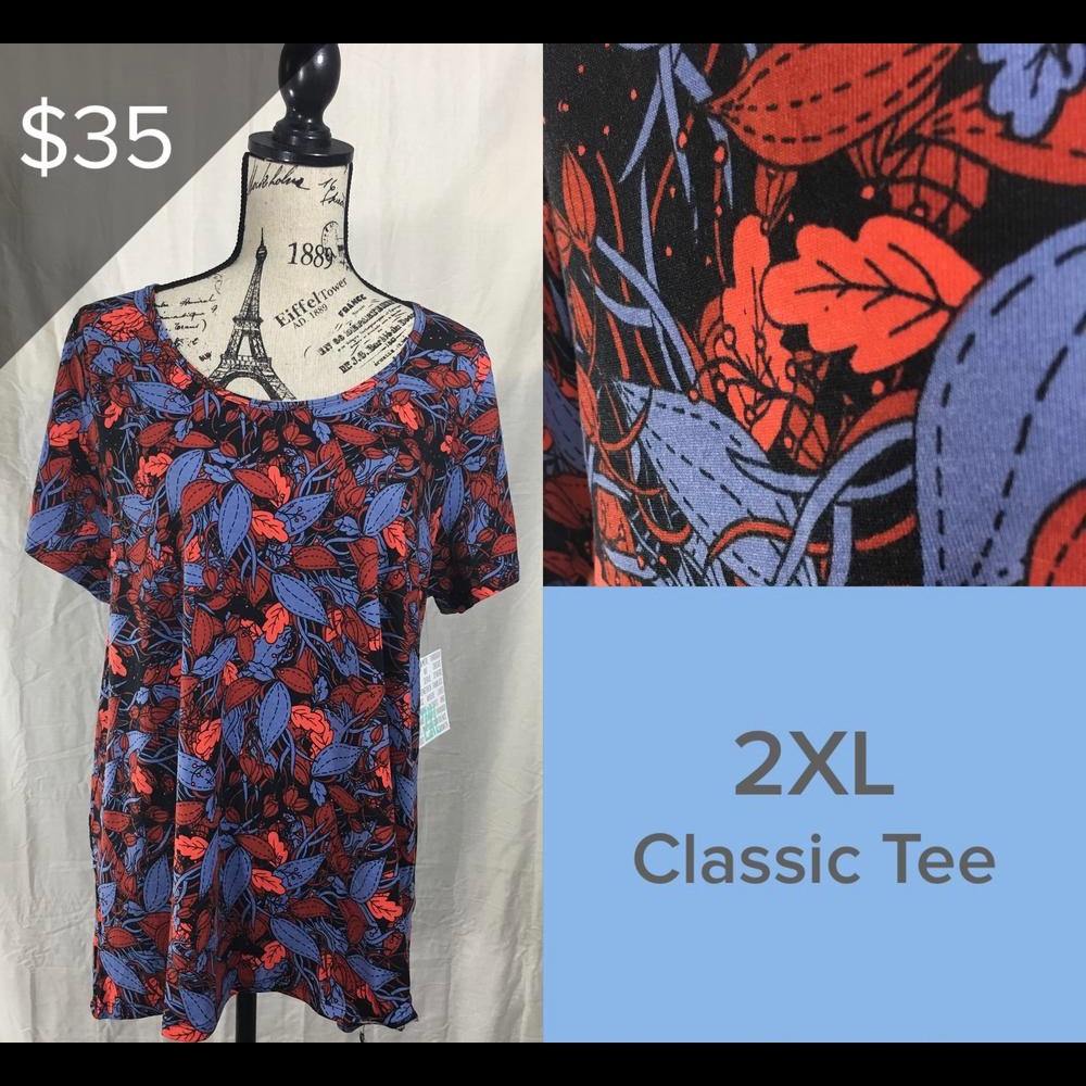 Vintage LuLaRoe Classic T 2XL Fall Leaves